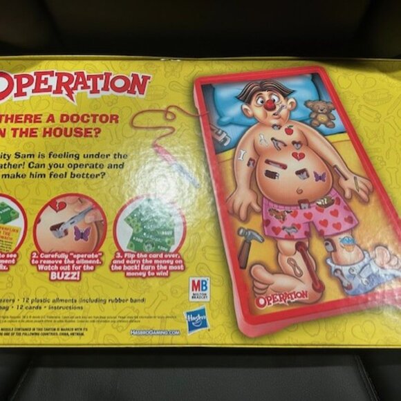 Hasbro Operation Interactive Game - Family/Friends Board Game - NEW - Picture 3 of 5